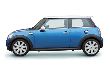 Image showing Small Blue Car