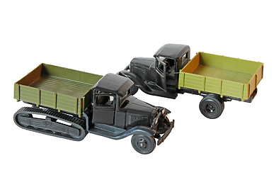 Image showing Two Toy Tracks