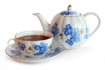 Image showing Teapot and Cap of Tea