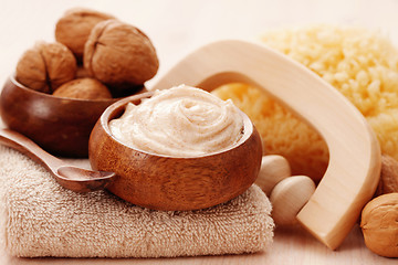 Image showing walnut body scrub