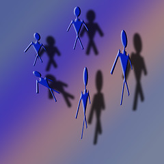 Image showing blue team