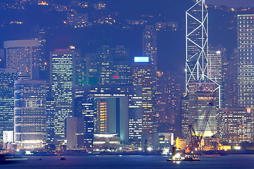 Image showing hongkong night