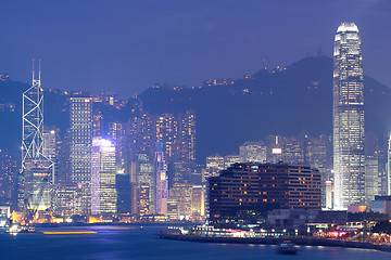 Image showing hongkong night