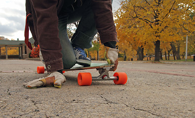 Image showing skater in the park