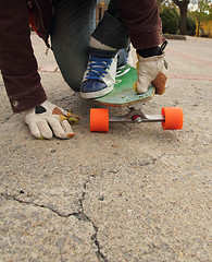 Image showing skater in the park