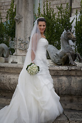 Image showing Beautiful Italian bride