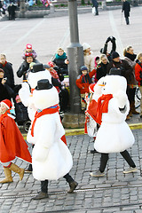 Image showing HELSINKI, FINLAND - NOVEMBER 20: Traditional Christmas Street op