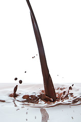 Image showing pouring chocolate