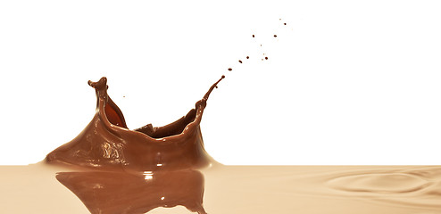 Image showing chocolate splash