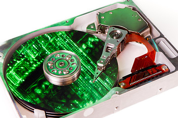 Image showing hard drive internals