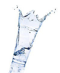 Image showing water splash in glass