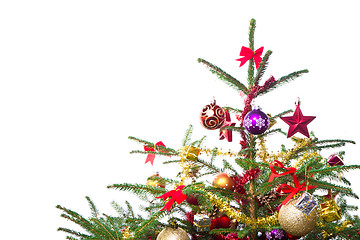 Image showing decorated christmas tree