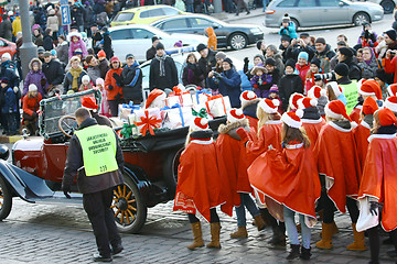 Image showing HELSINKI, FINLAND - NOVEMBER 20: Traditional Christmas Street op