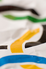 Image showing Olympic Games flag