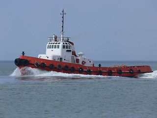 Image showing Tugboat Underway