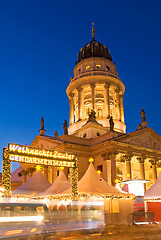 Image showing christmas market berlin gendarmenmarkt