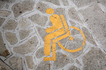 Image showing Parking for disabled