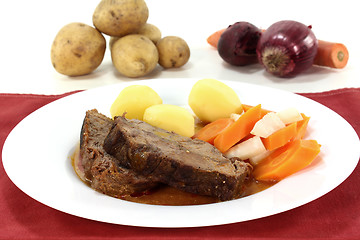 Image showing fresh Roast beef