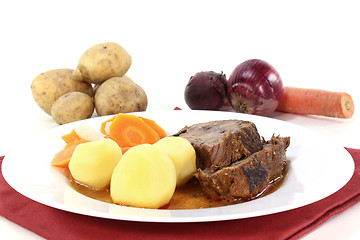 Image showing braised Roast beef