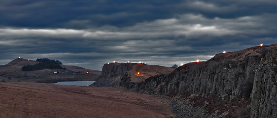 Image showing Illuminating Hadrians Wall