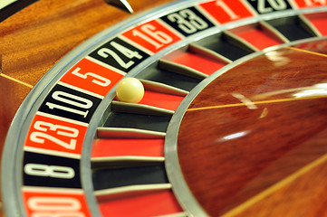 Image showing roulette wheel