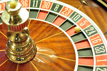 Image showing roulette wheel