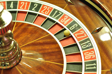 Image showing roulette wheel