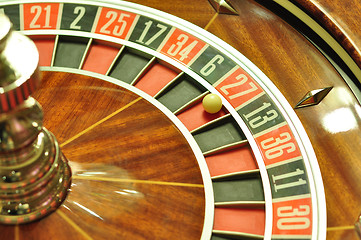 Image showing roulette wheel