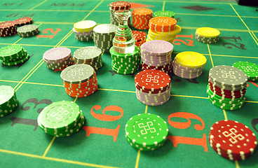 Image showing casino chips