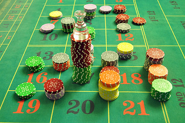 Image showing casino chips