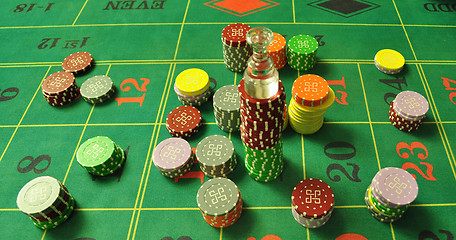 Image showing casino chips