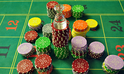 Image showing casino chips