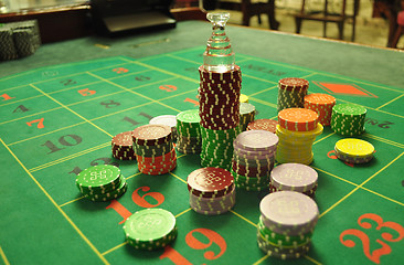 Image showing casino chips