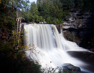 Image showing Blackwater Falls in Autumn