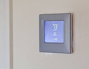 Image showing Modern electronic thermostat