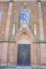 Image showing Entrance of a church 