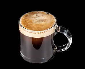 Image showing Expresso Coffee in glass cup