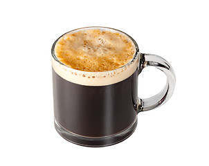 Image showing Expresso Coffee in glass cup