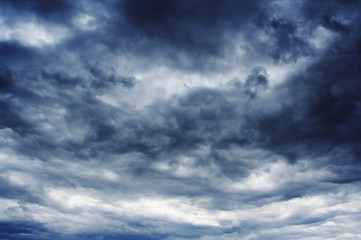 Image showing clouds before the storm