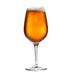 Image showing Large beer goblet chilled