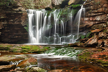 Image showing Elakala Falls in West Virginia