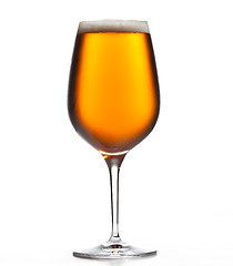 Image showing Large beer goblet chilled