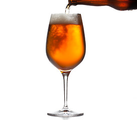 Image showing Large beer goblet chilled