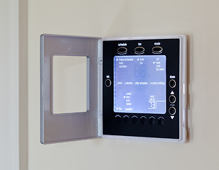 Image showing Modern electronic thermostat