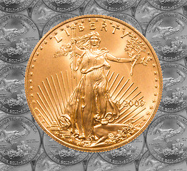 Image showing Single Liberty gold coin