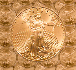 Image showing Single Liberty gold coin