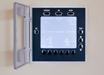 Image showing Modern electronic thermostat