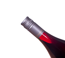 Image showing Red wine in screw top bottle