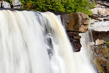 Image showing Blackwater Falls in Autumn