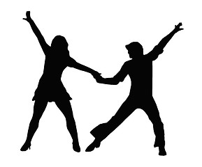 Image showing Dancing Couple 70s